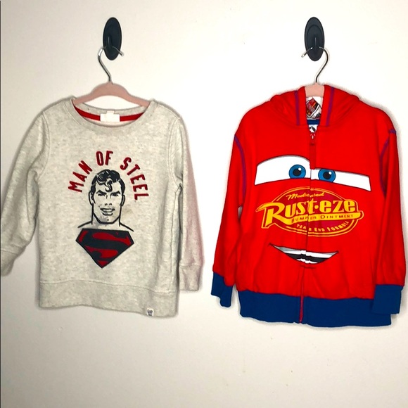 Gap DC comics Pullover & Disney Cars zip up - Picture 2 of 13